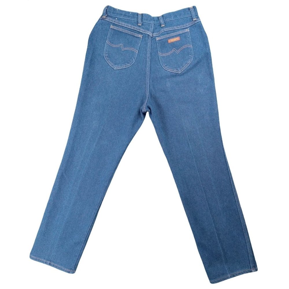 Vintage Wrangler Women's Denim Jeans Horse Size 18 Misses Mom High Waist Rise